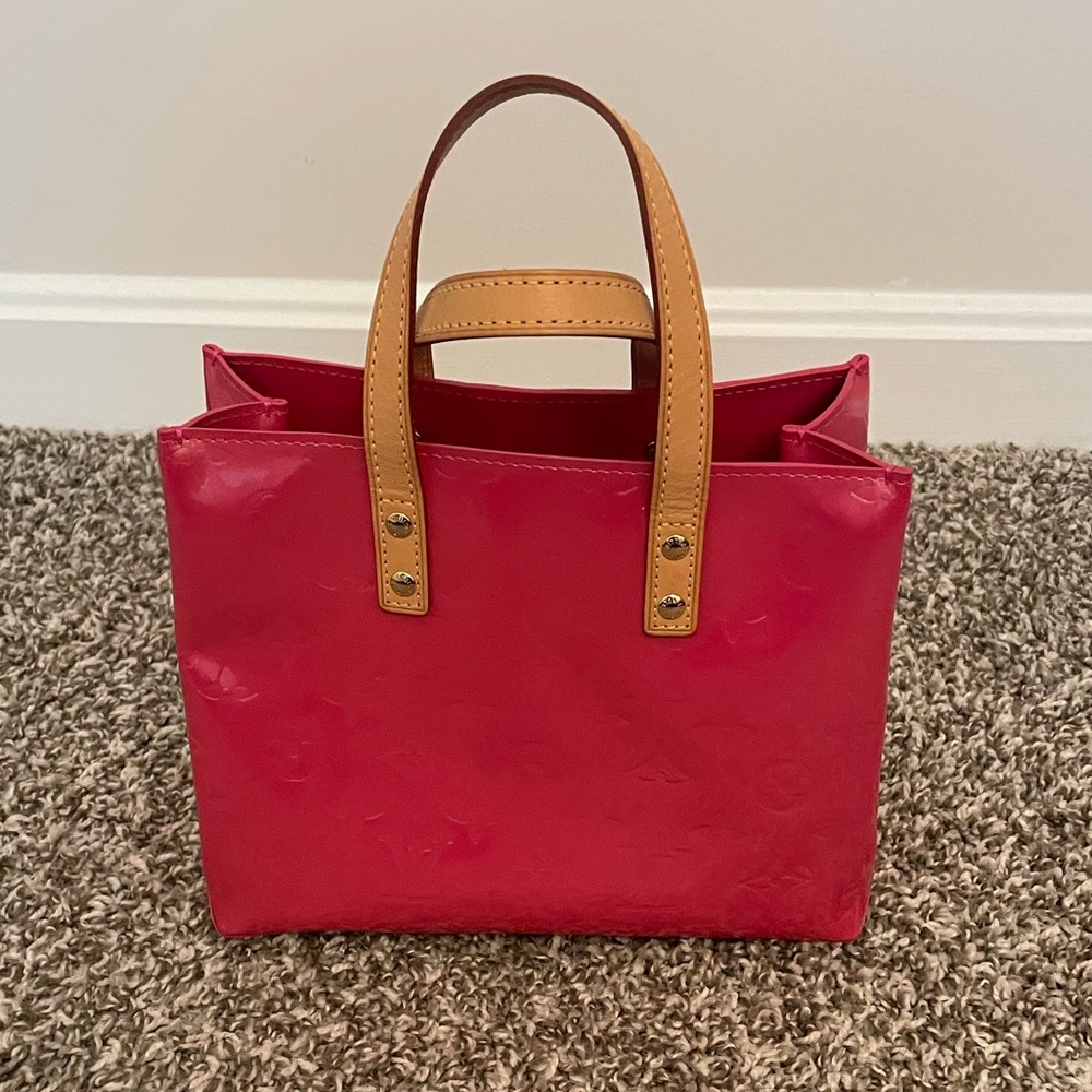 Louis Vuitton pink vernis handbag